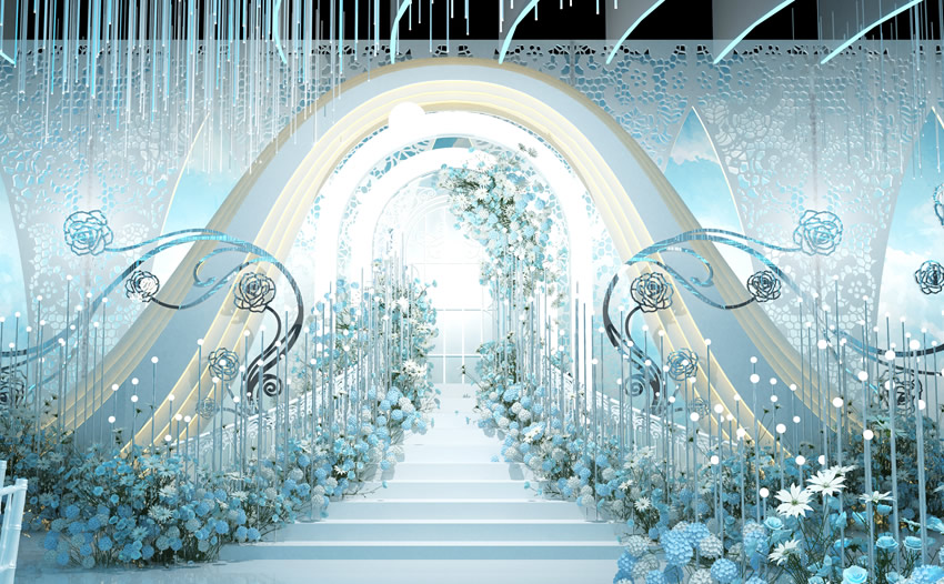 阿拉尔农场釡香烙馍村水晶厅效果展示